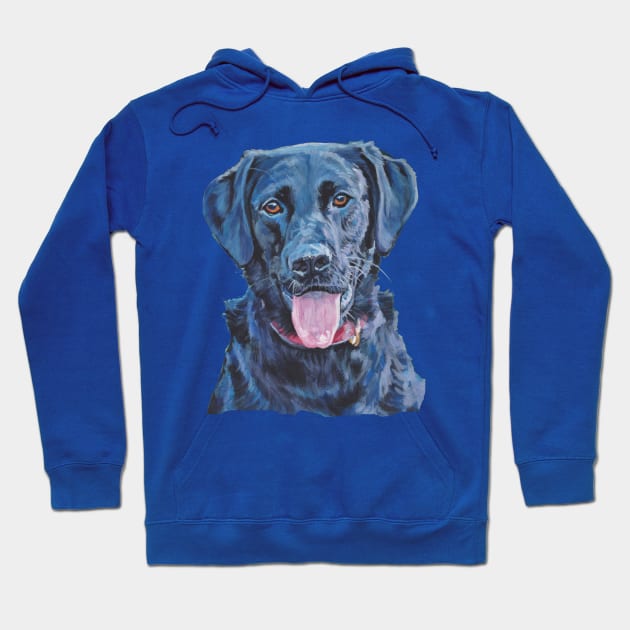 Labrador Retriever Fine Art Painting Hoodie by LASHEPARD